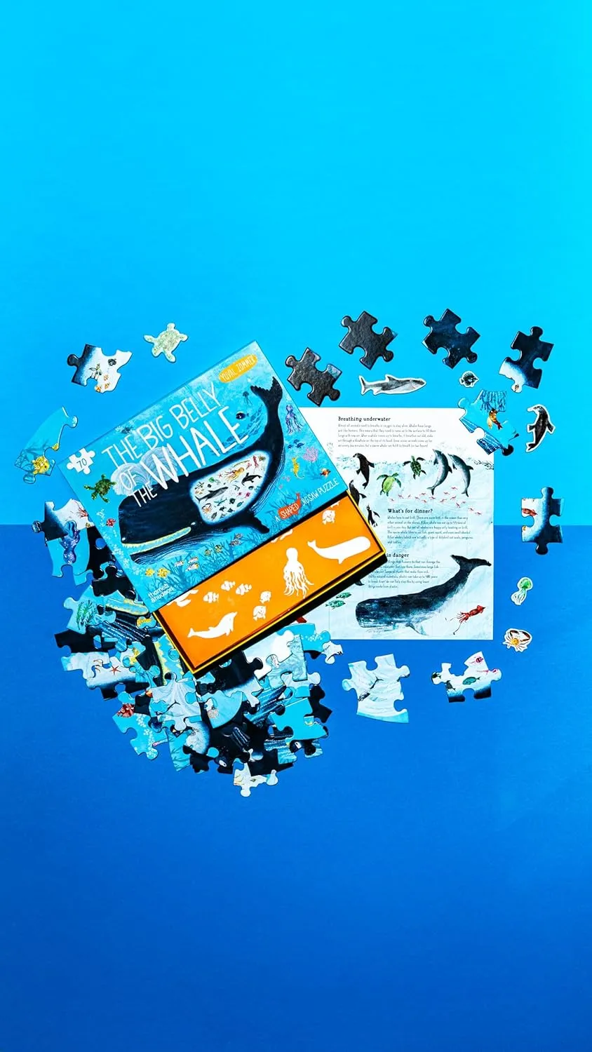 Yuval Zommer's Big Belly of the Whale: A Shaped Jigsaw Puzzle