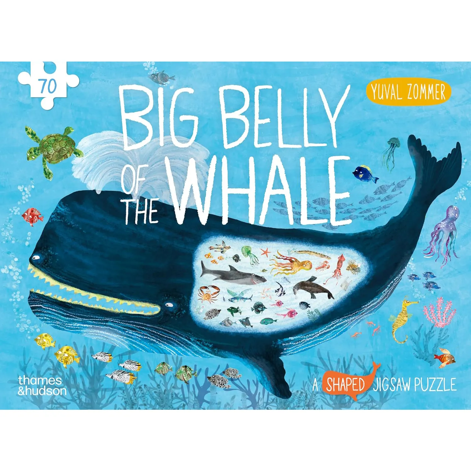 Yuval Zommer's Big Belly of the Whale: A Shaped Jigsaw Puzzle